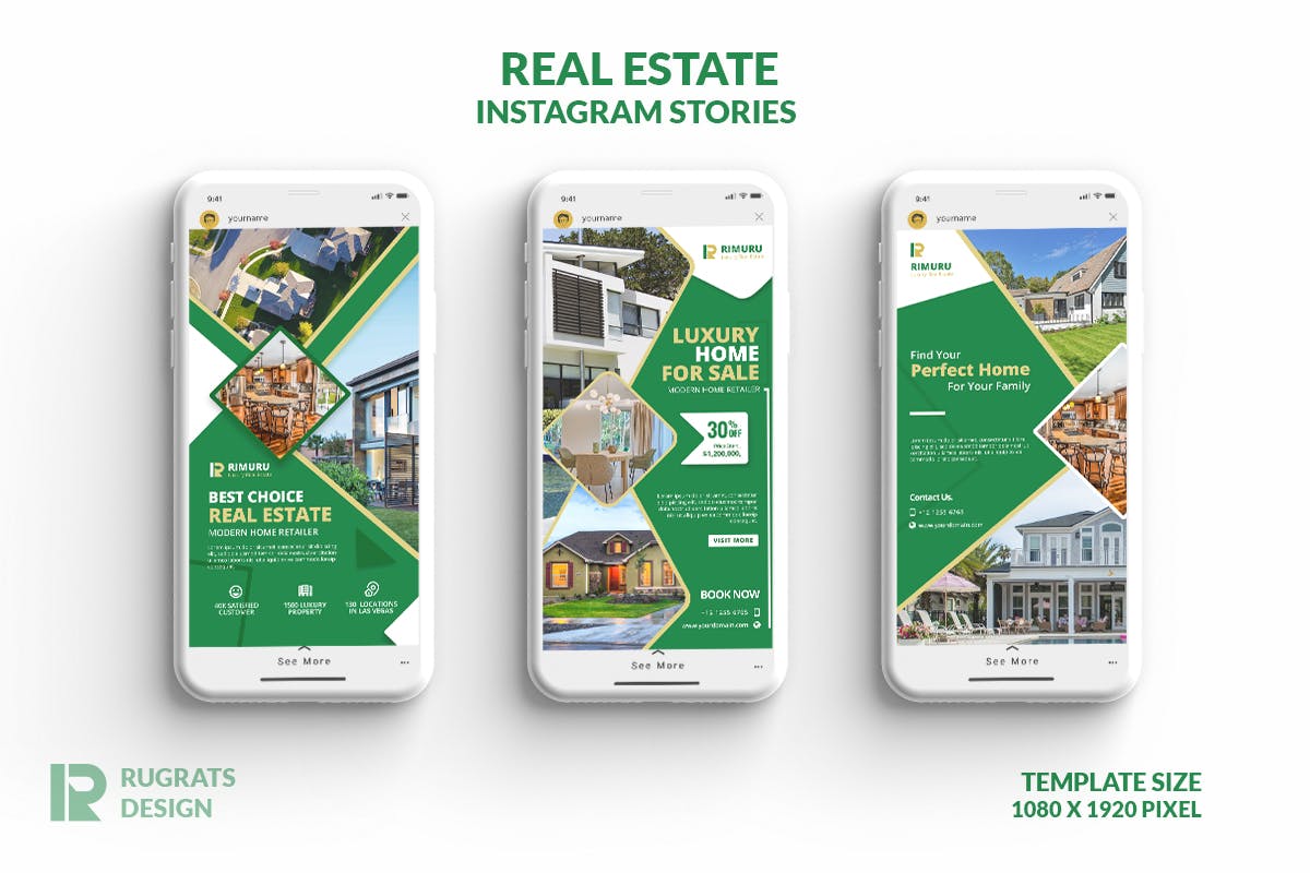 real estate instagram templates