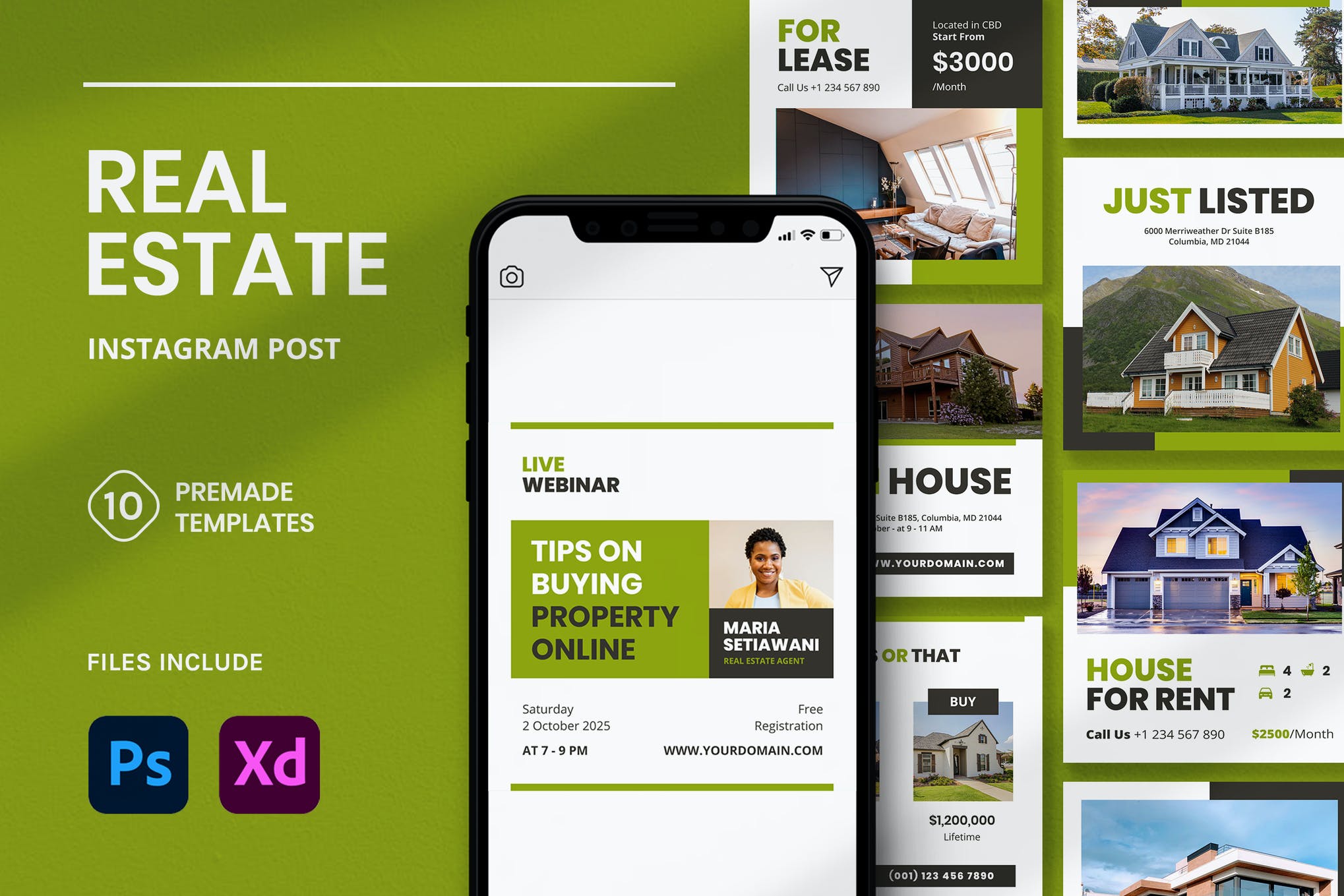 real estate instagram templates