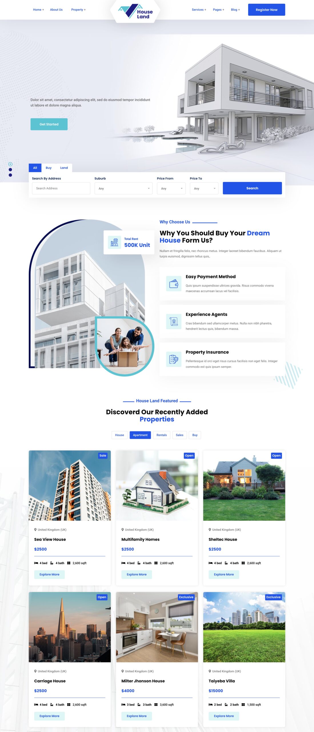 real estate wordpress theme