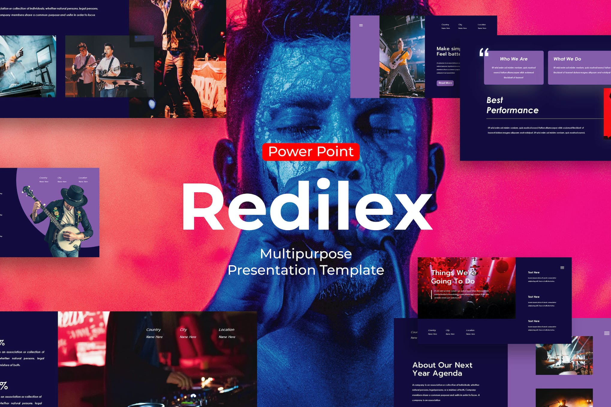 Redilex - Cool PowerPoint Template