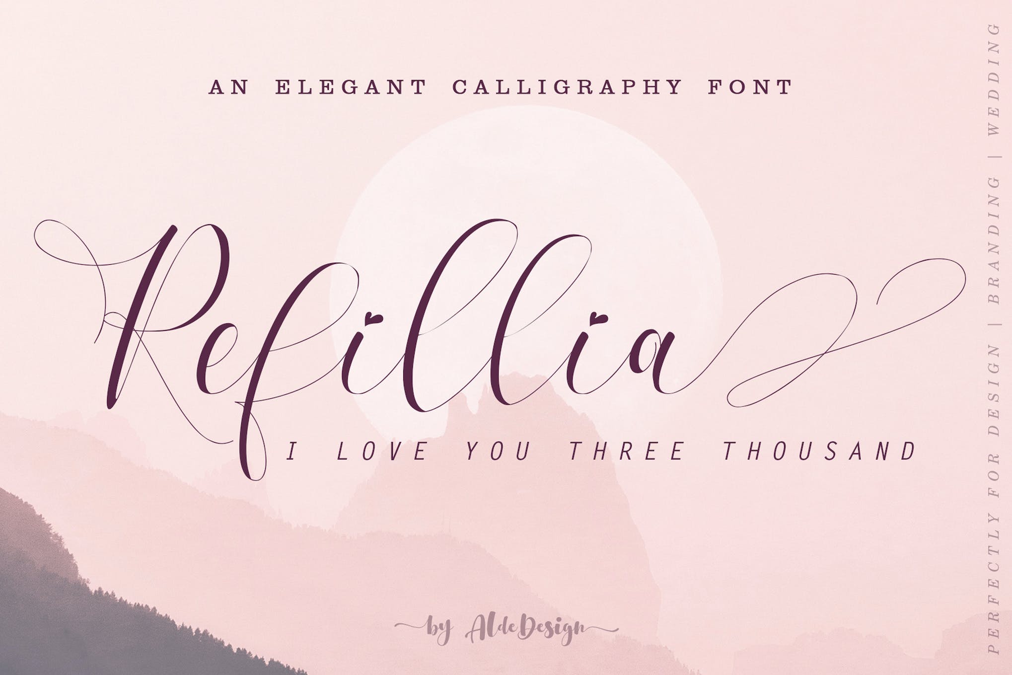 Refillia Calligraphy Font