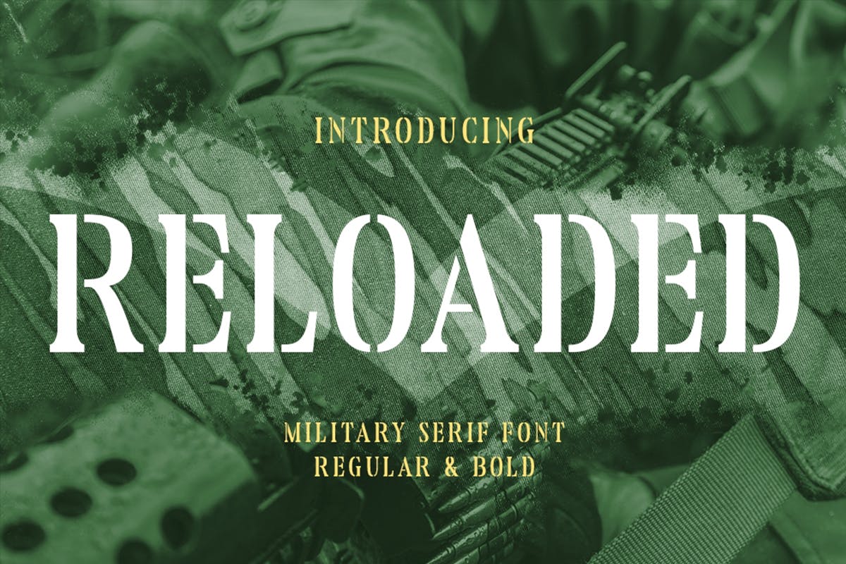 Reloaded Military Serif