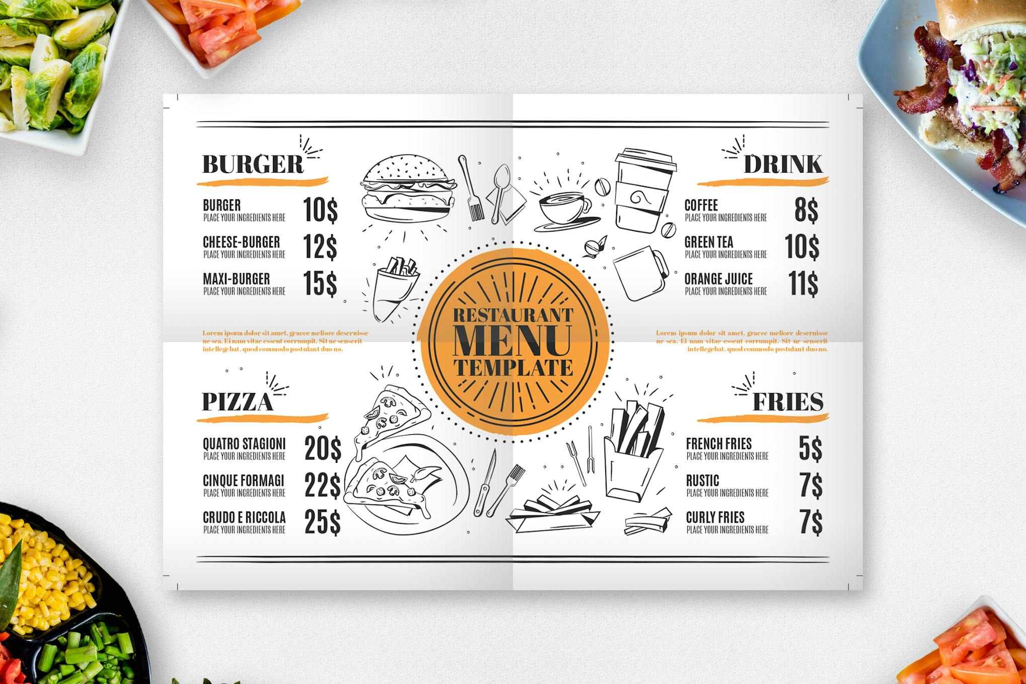 Restaurant Menu Template