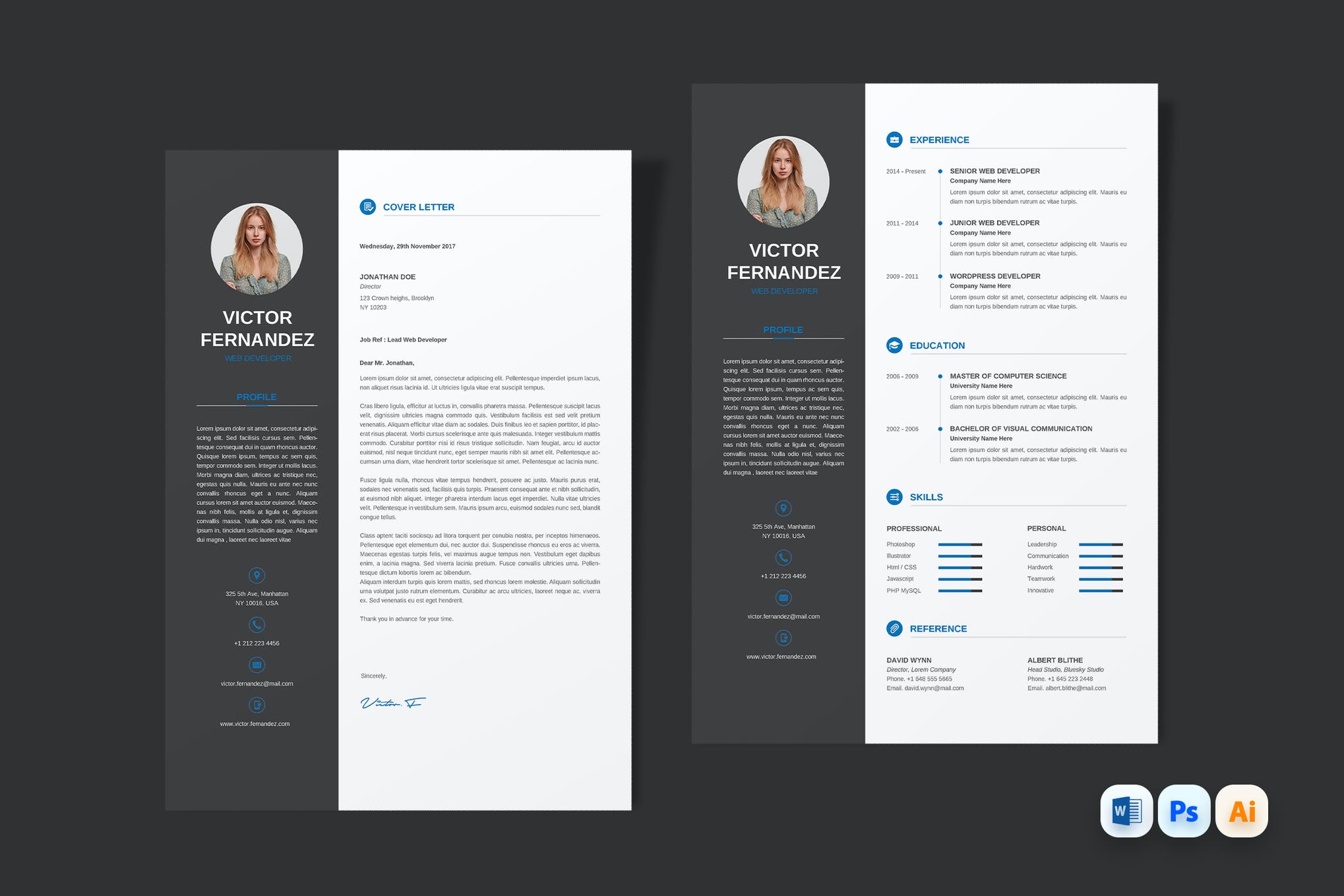 40+ Best Free Resume (Cv) Templates For Word & Psd - Theme Junkie