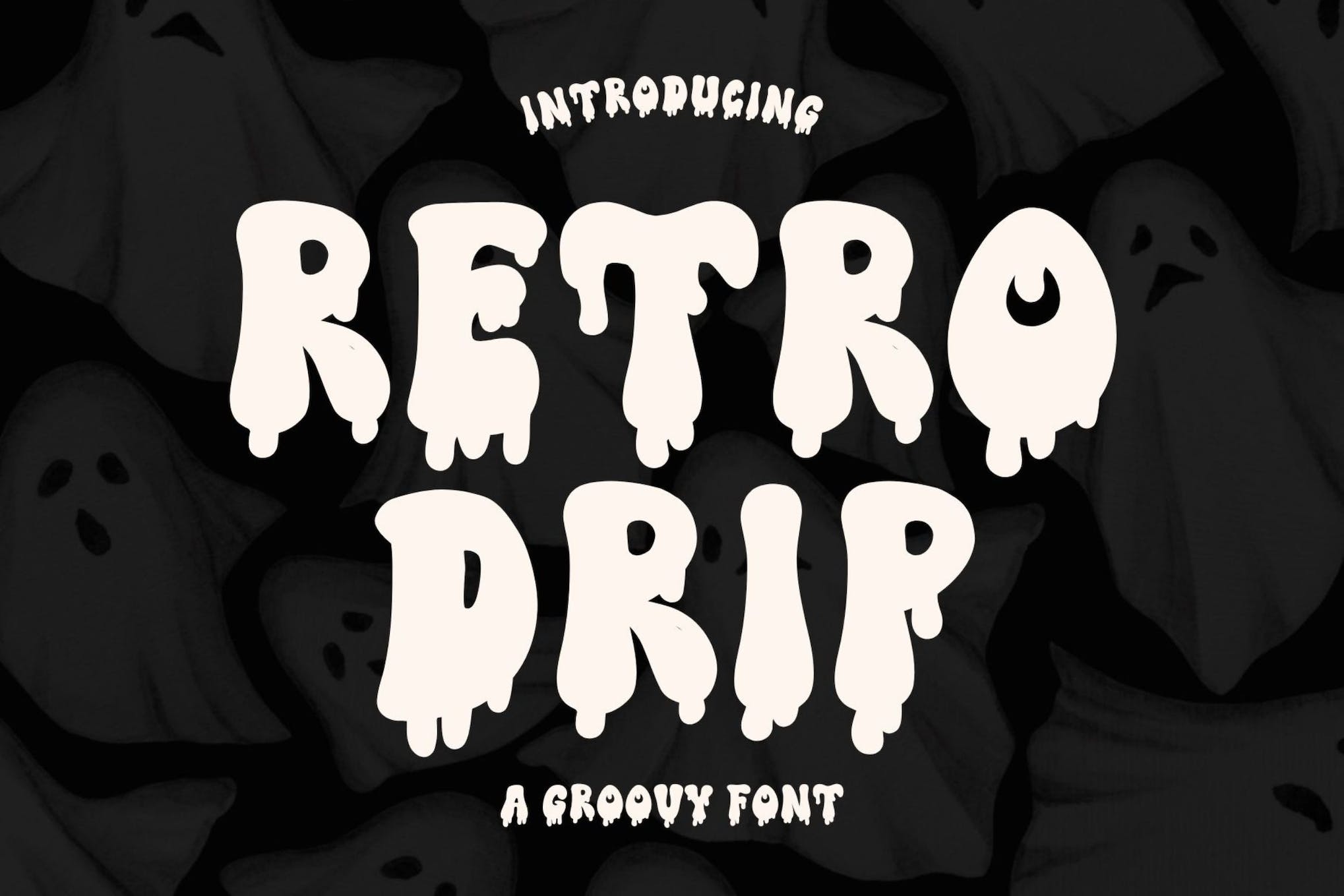 Retro Drip Font