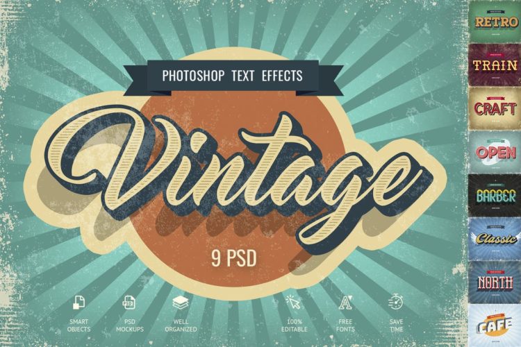 40+ Vintage Photography Effects & Filters (Old, Retro Effects) Theme