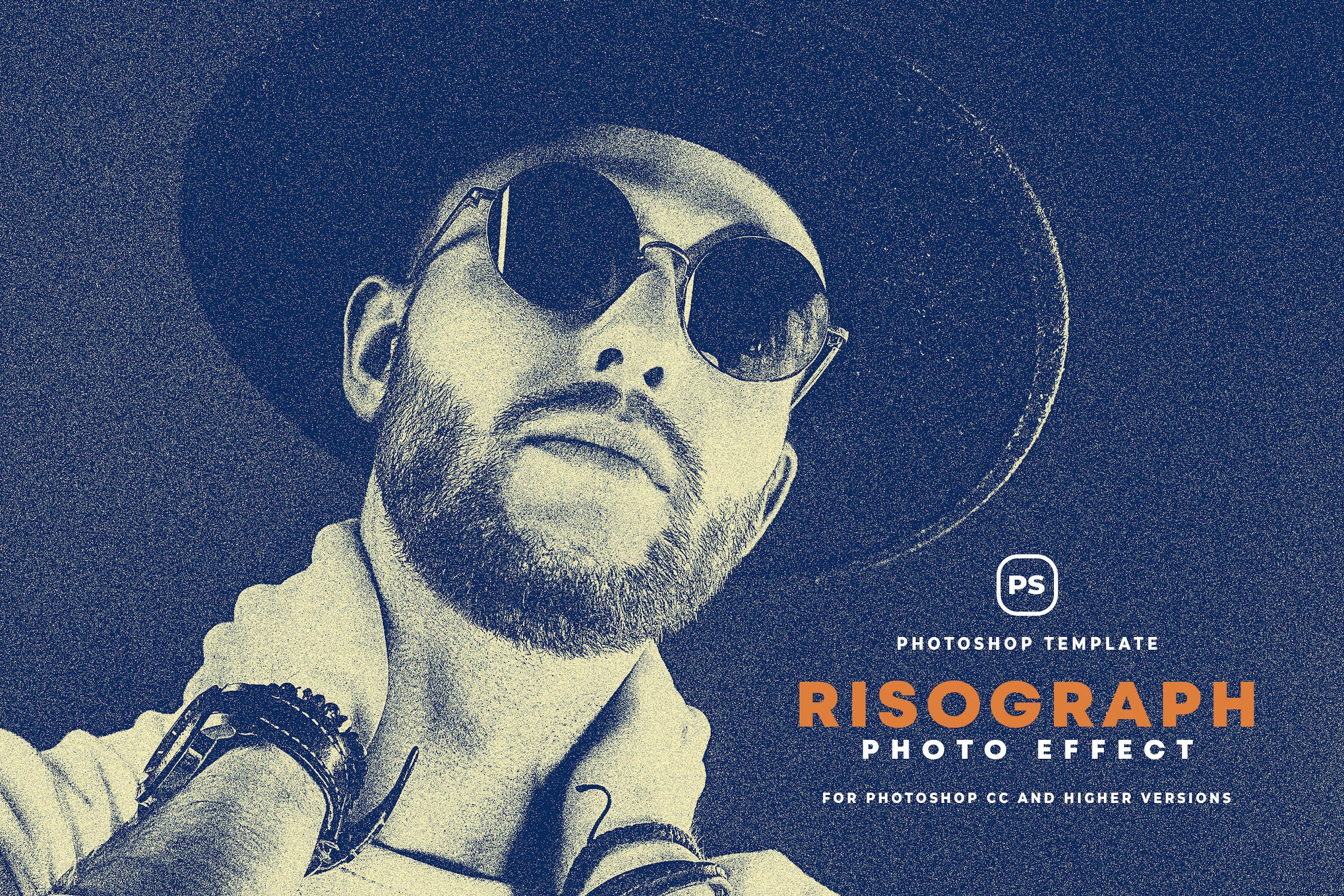 Risograph Photo Effect for Photoshop