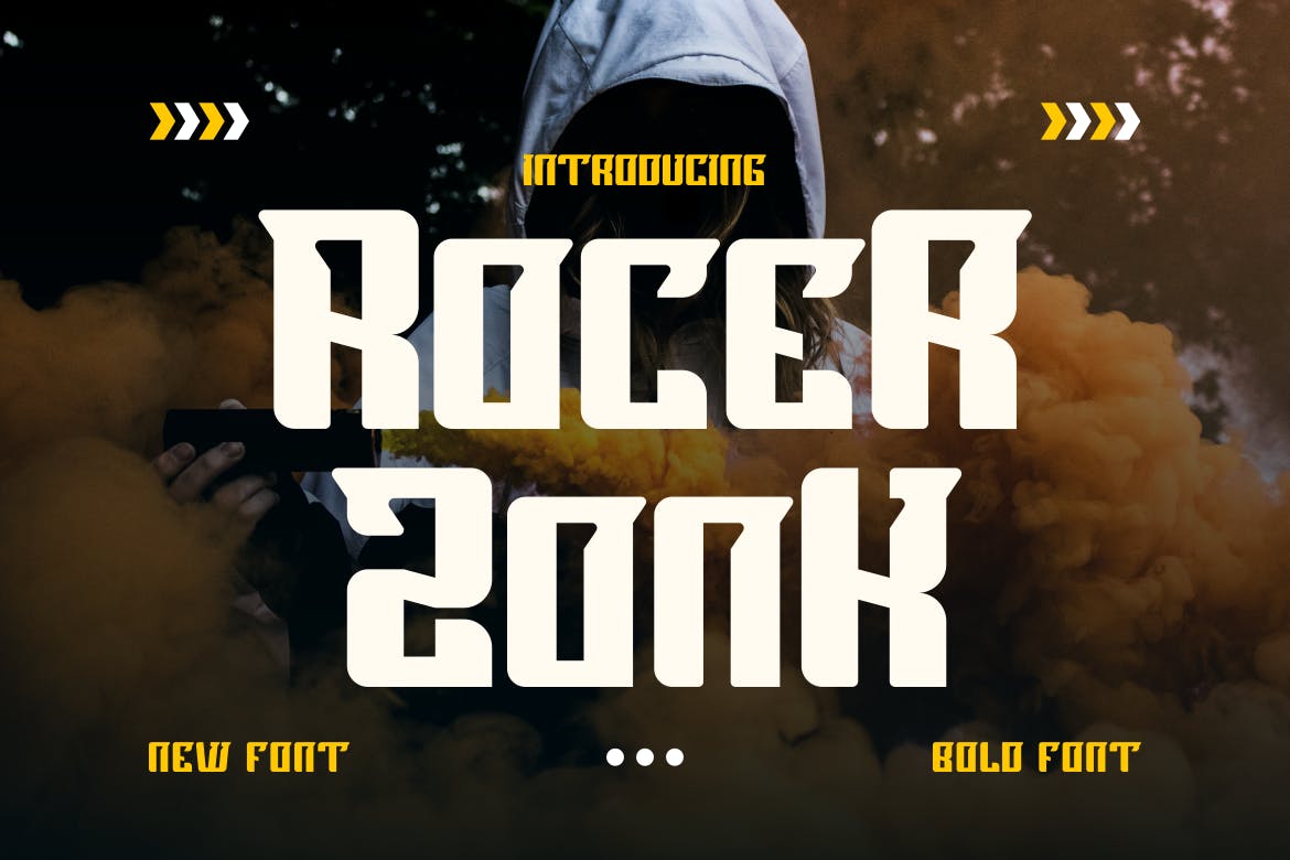 Rocer Zonk - Unique Modern Font