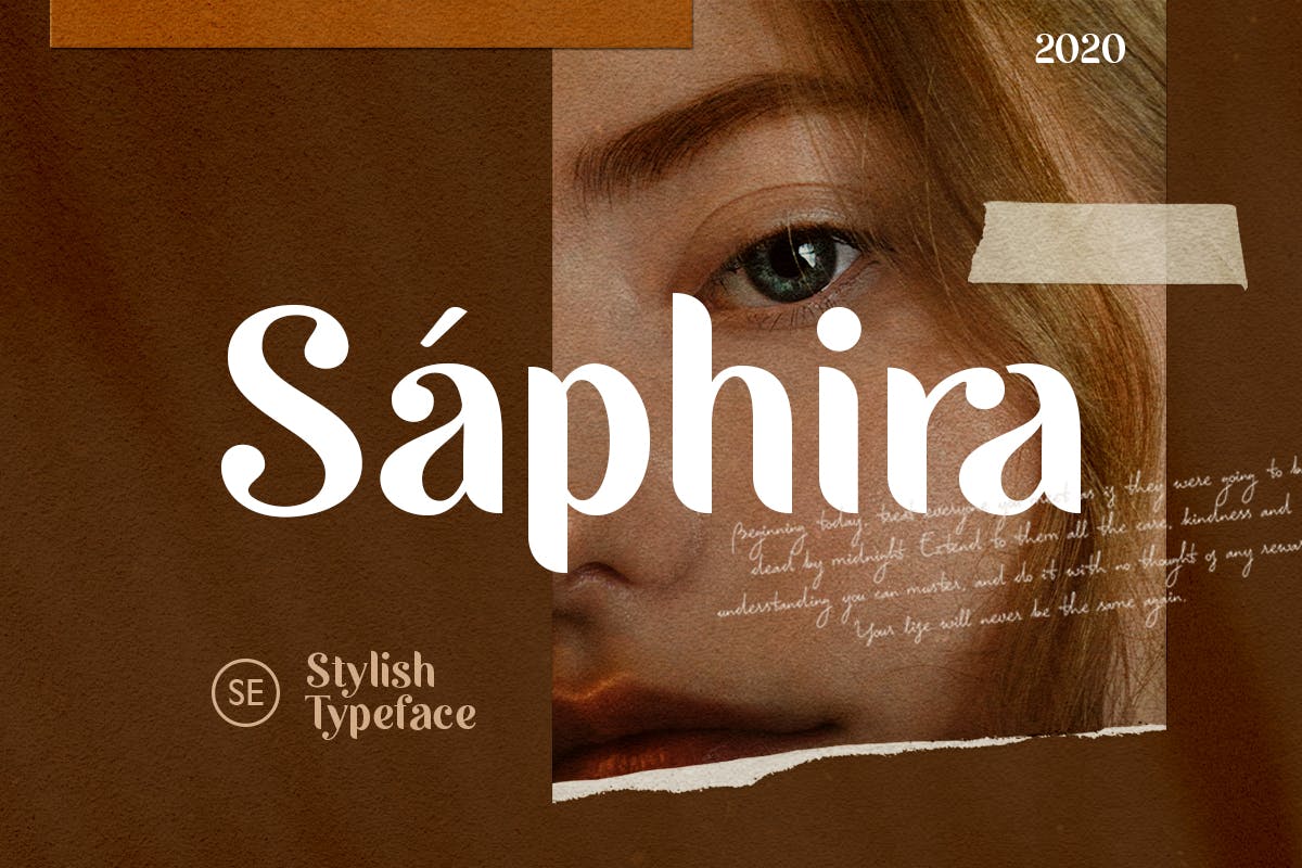 Saphira Stylish Typeface