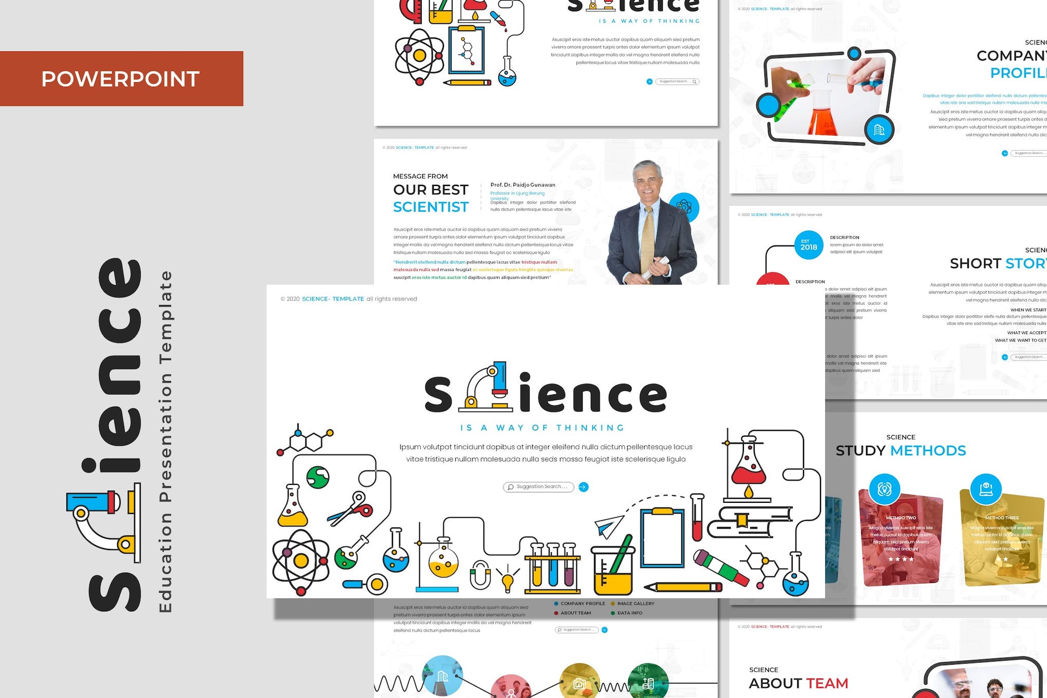 Science Education PowerPoint Template