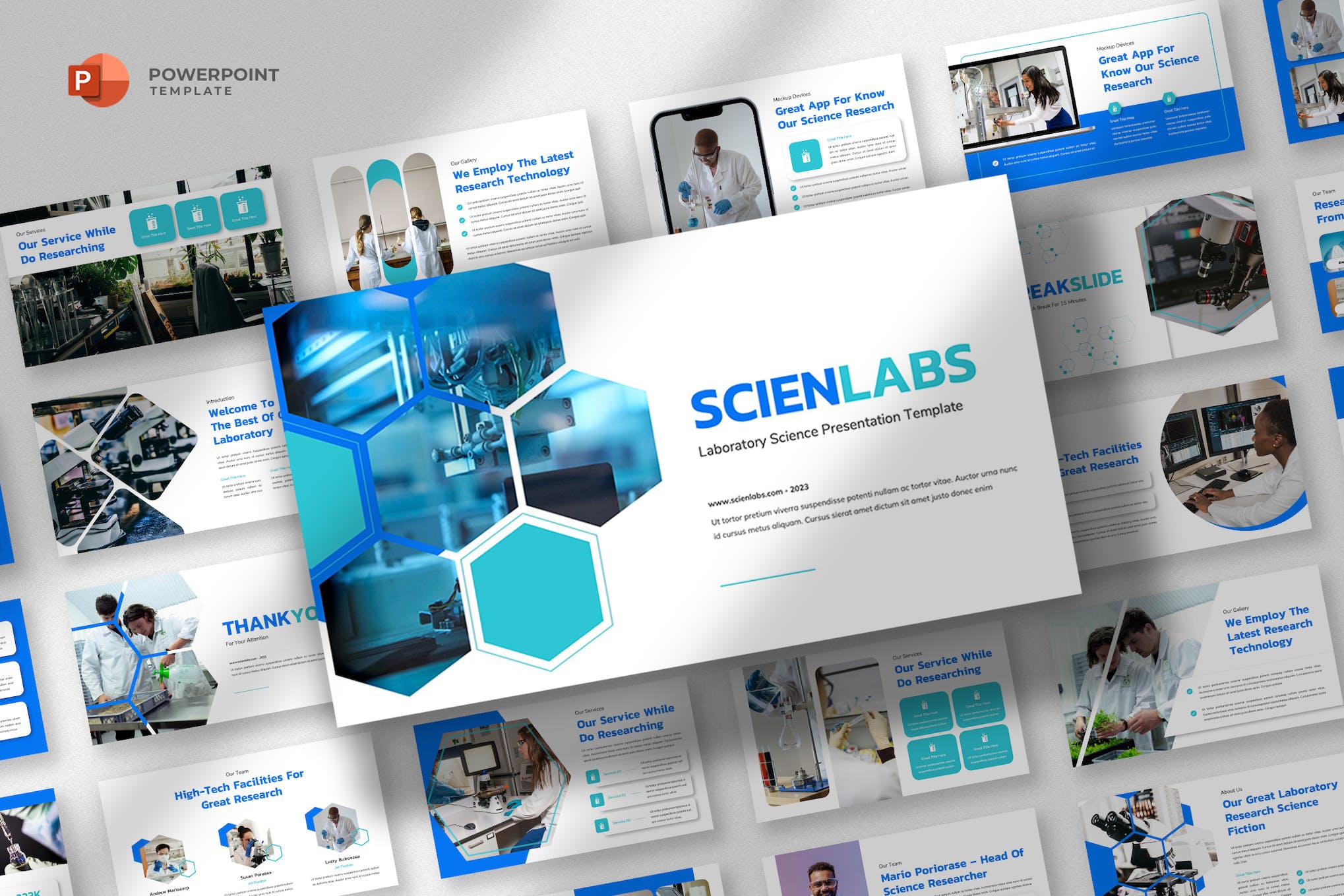 Science Laboratory PowerPoint Template