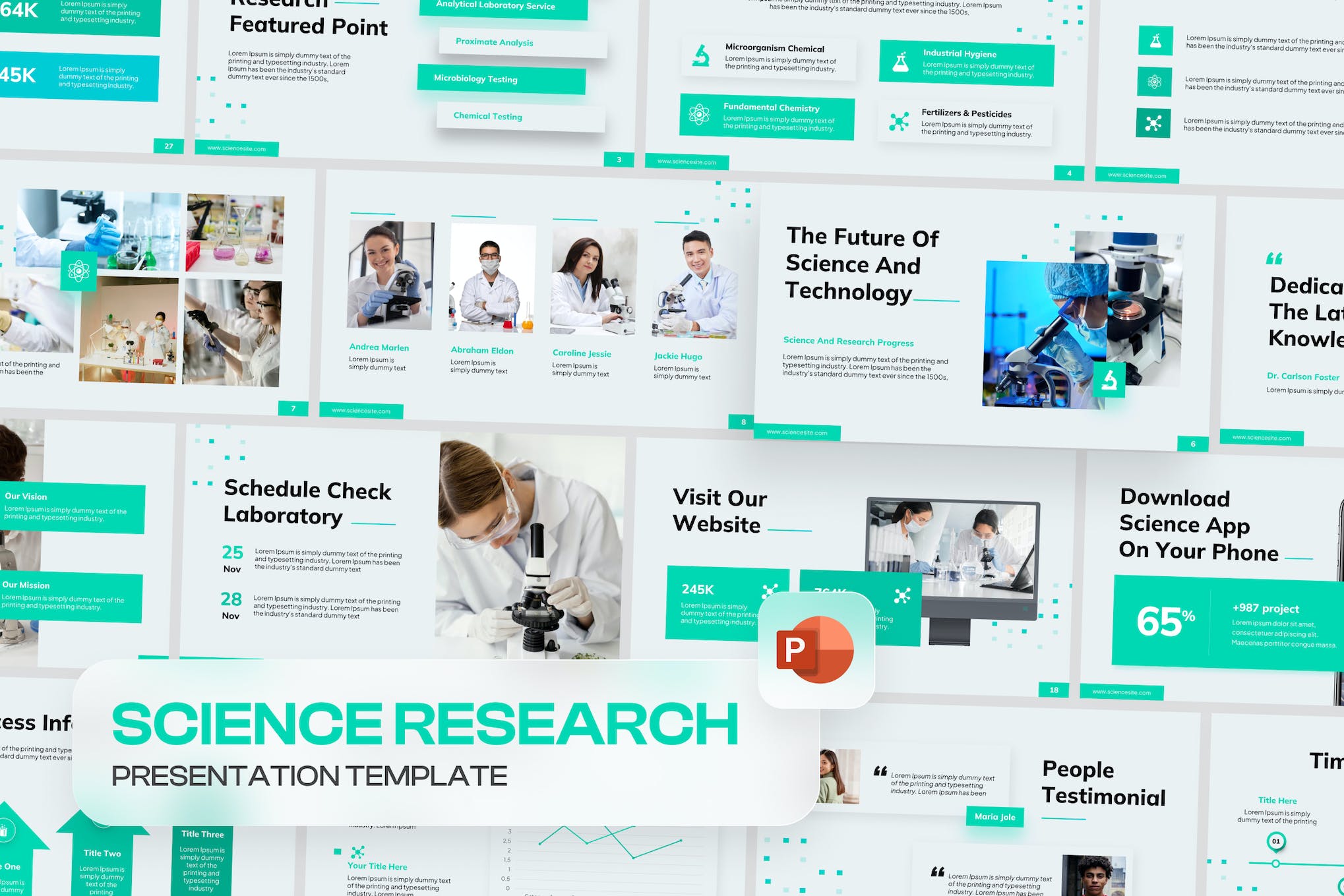 Science Research PowerPoint Template