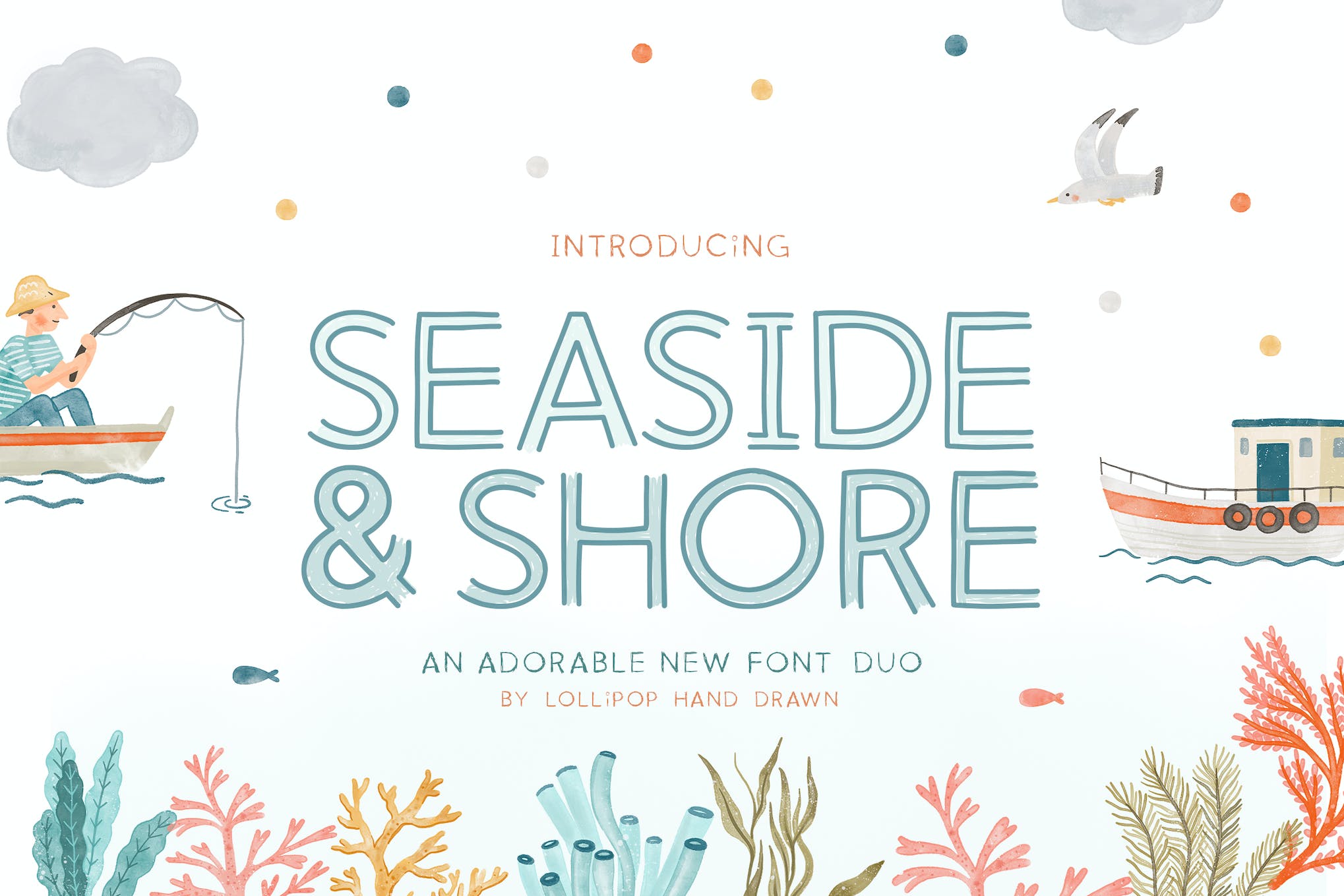 Seaside and Shore Font Duo