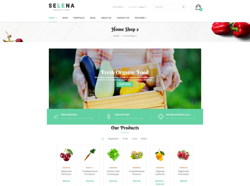 selena-woocommerce-theme