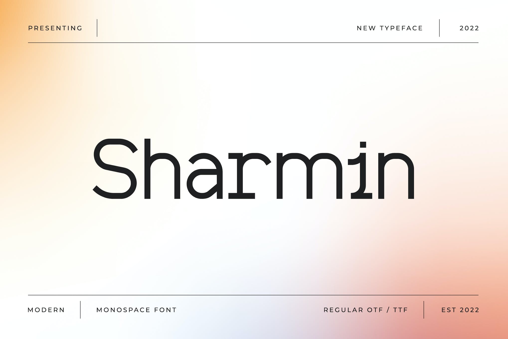 Sharmin Modern Monospace Font