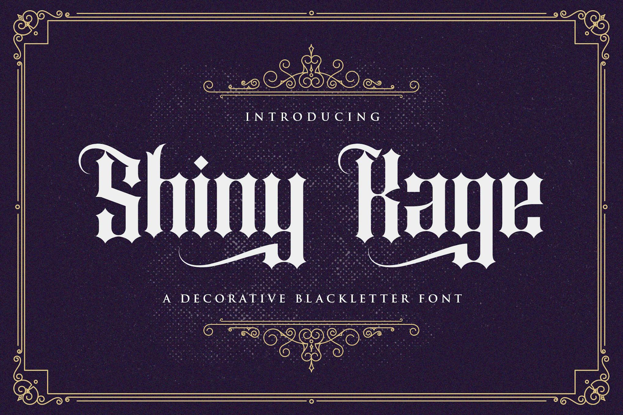 Shiny Kage Blackletter