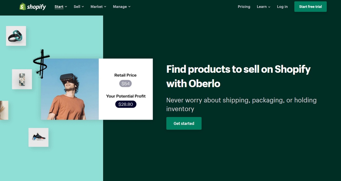 shopify oberlo