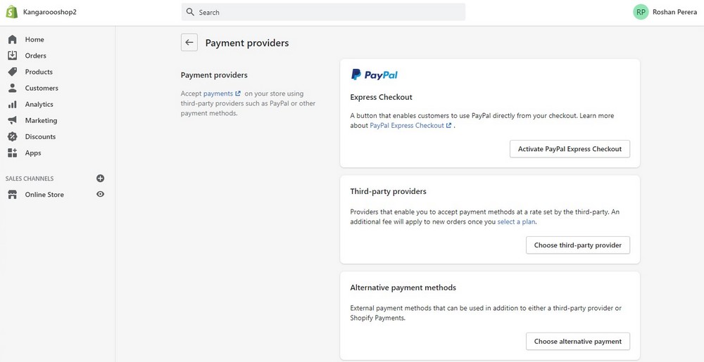 shopify payments