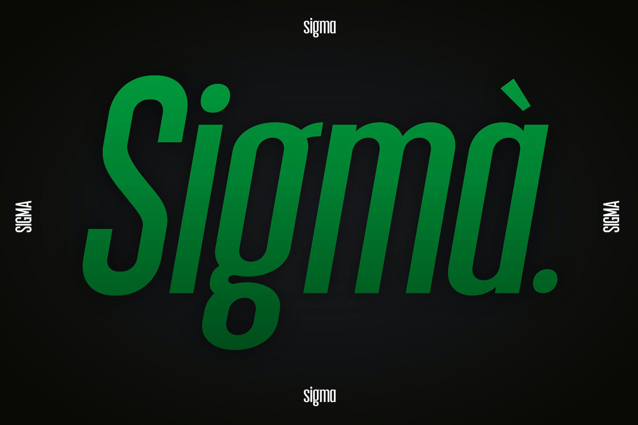 Sigma Slim Font