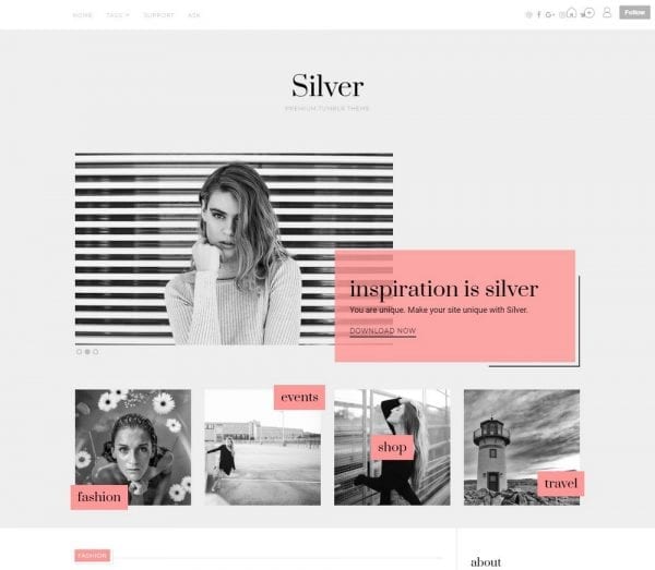 20+ Cute Tumblr Themes Theme Junkie