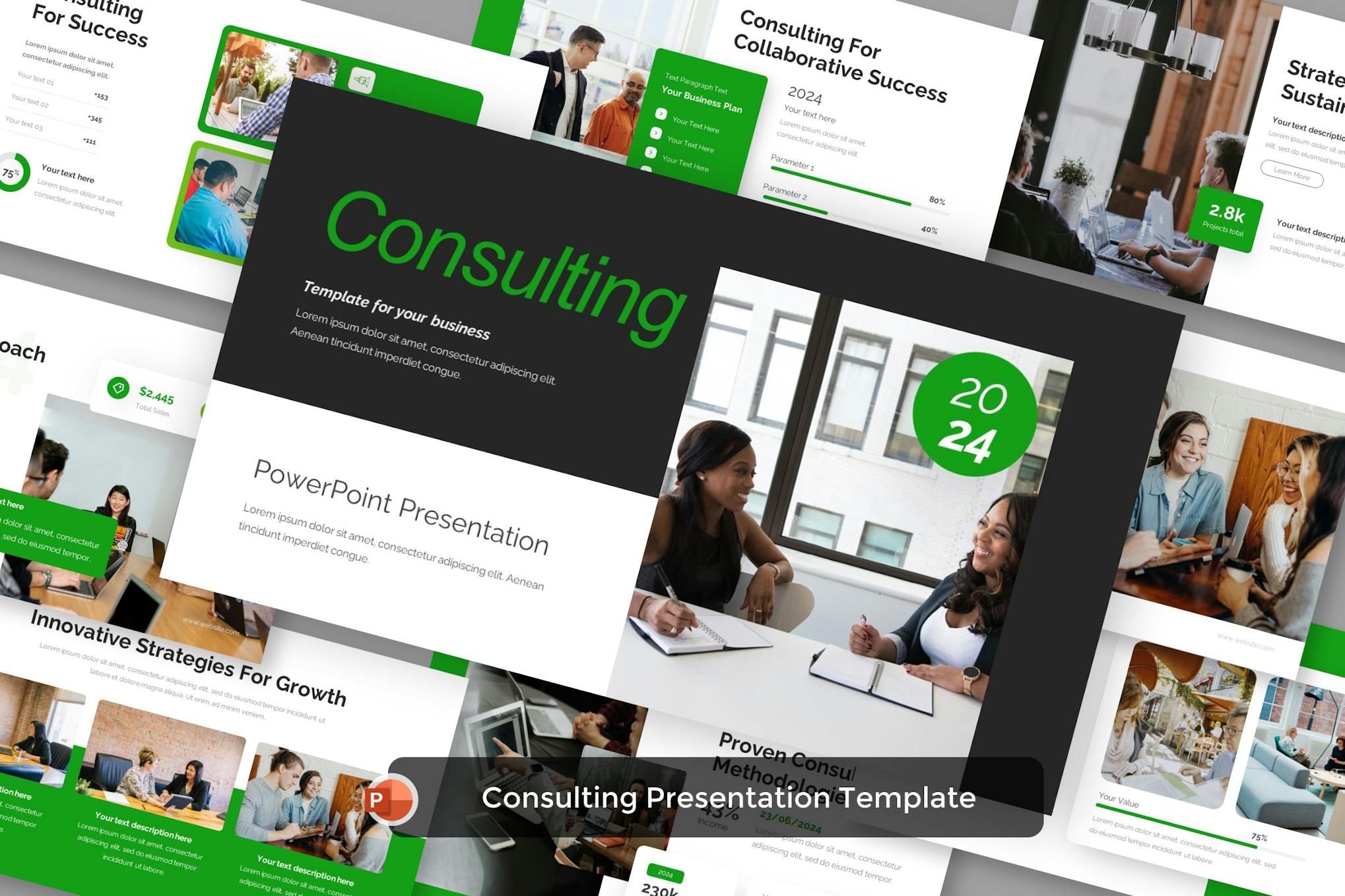 Simple Consulting PowerPoint Presentation