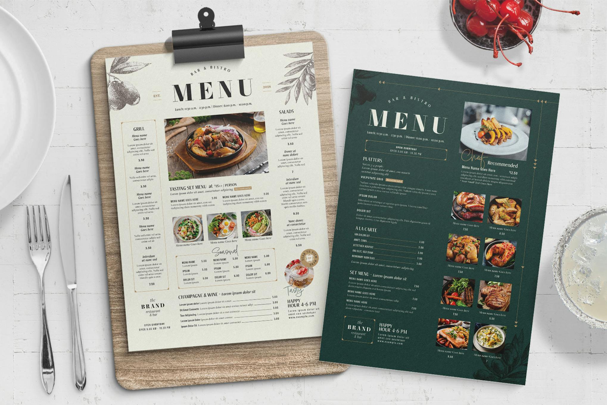 Simple Menu Template