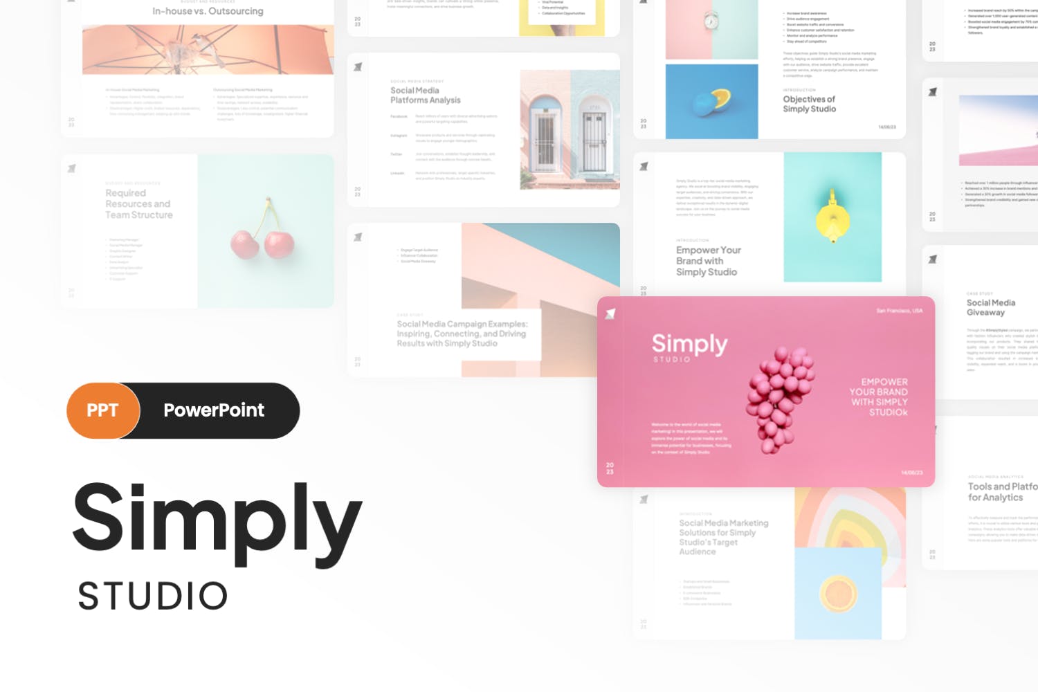 Simply - Marketing Plan PowerPoint Template