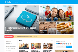 SiteBox – Multi-Layouts Magazine WordPress Theme