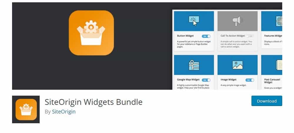 siteorigin widgets bundle