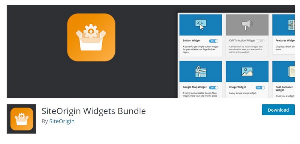 siteorigin widgets