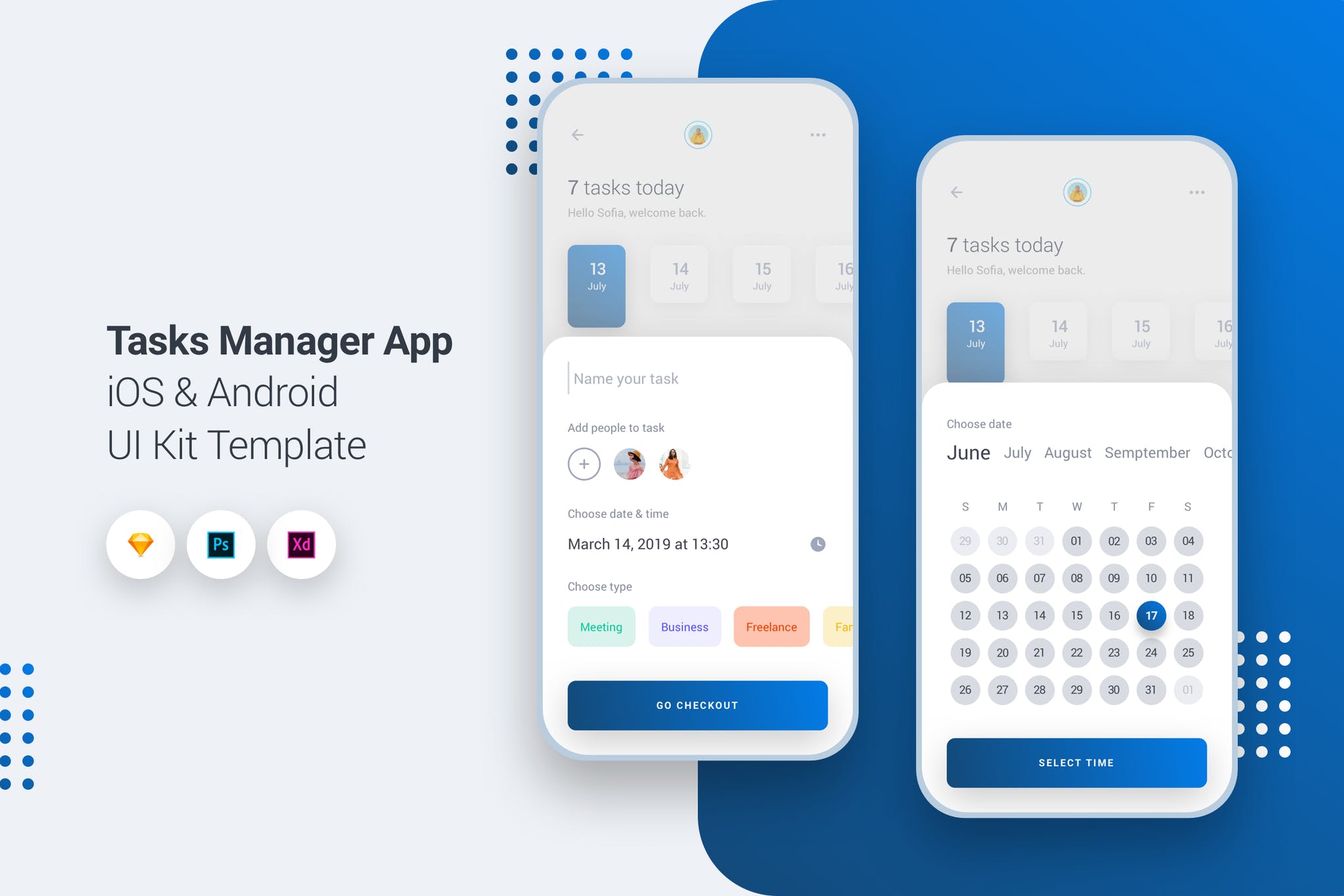 My Page Android UI Kit Graphic Templates  Envato Elements