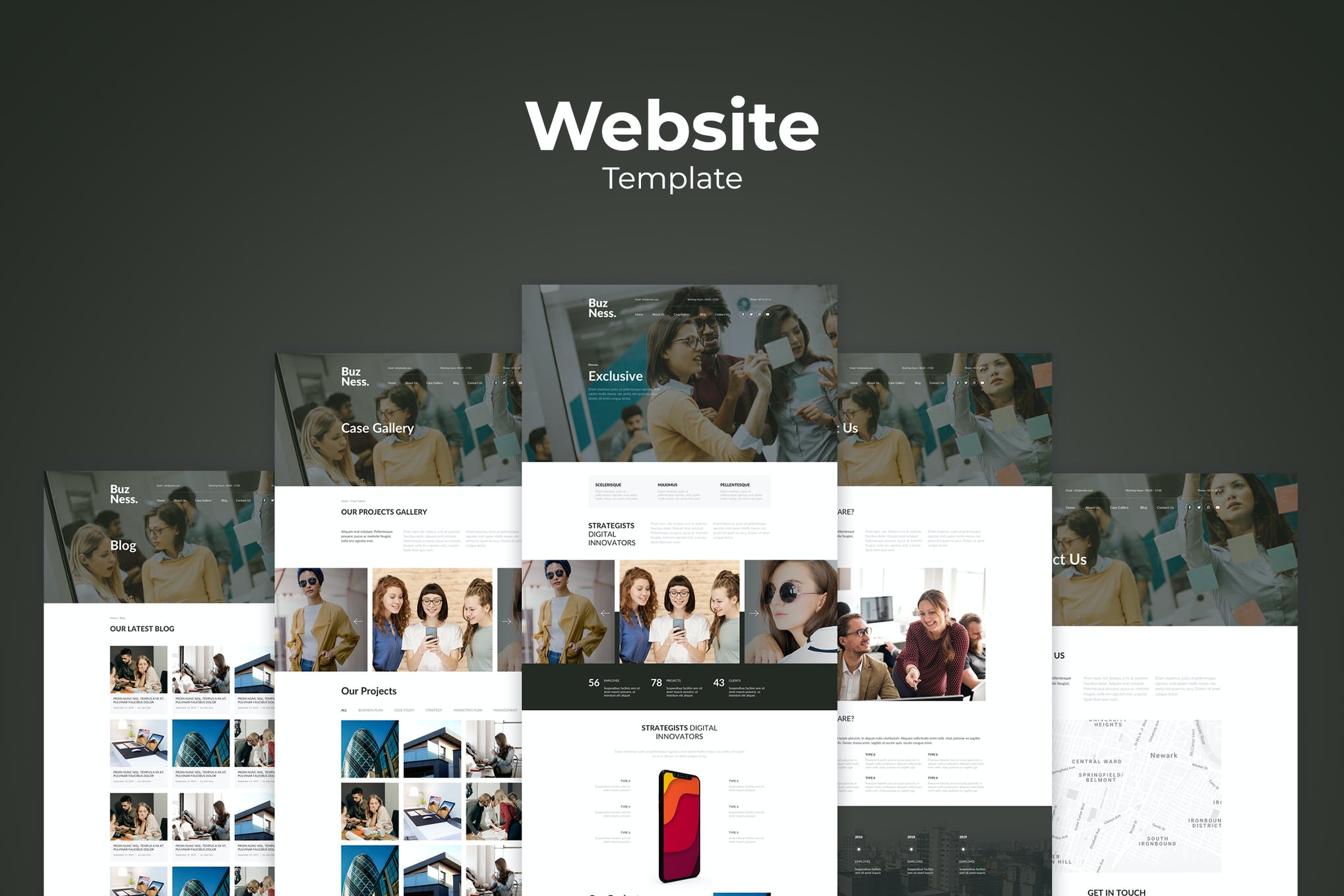 Sketch Web Design Template