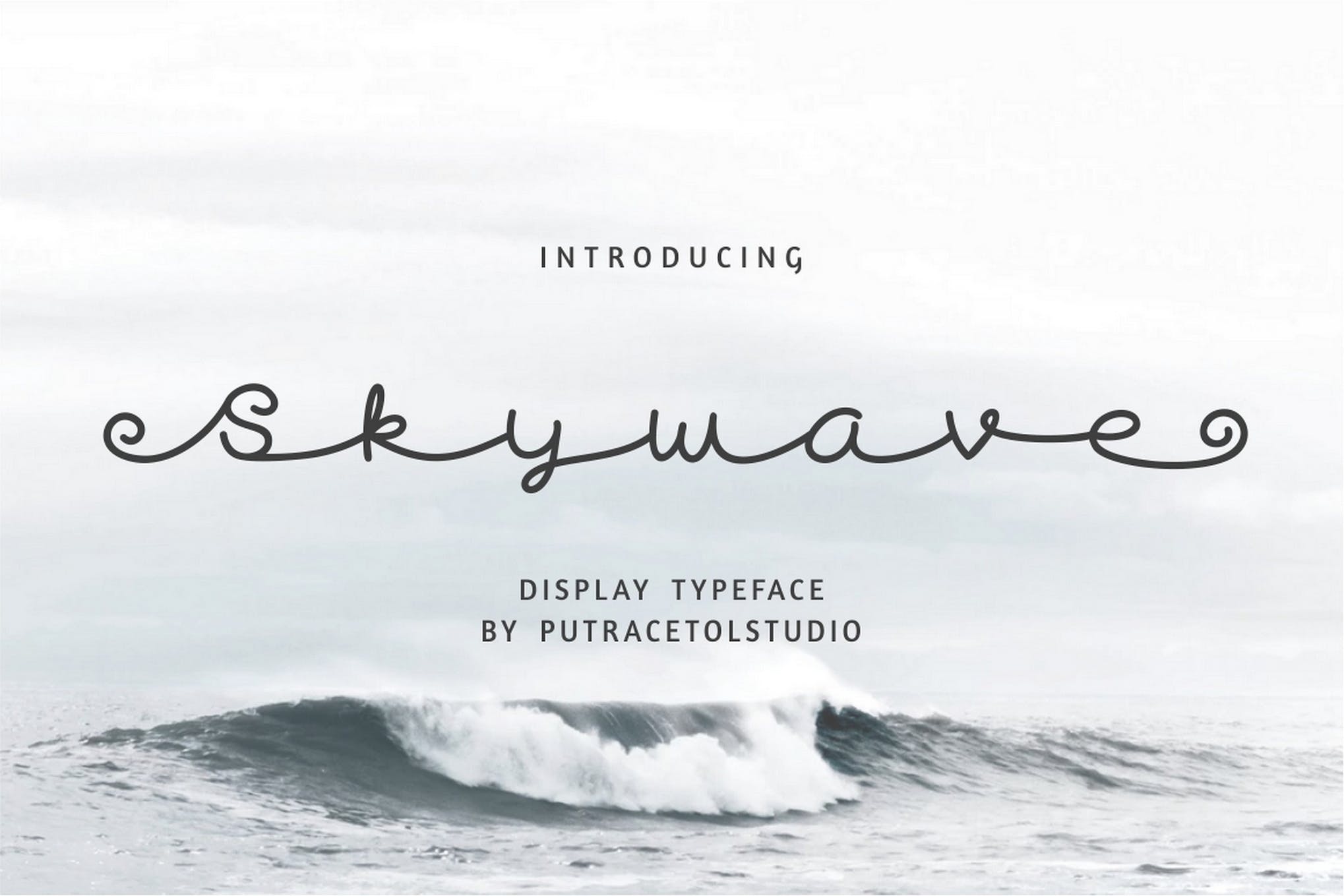 Skywave Cursive Font