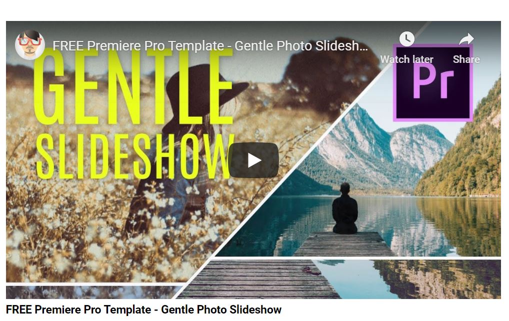 presentation template premiere pro