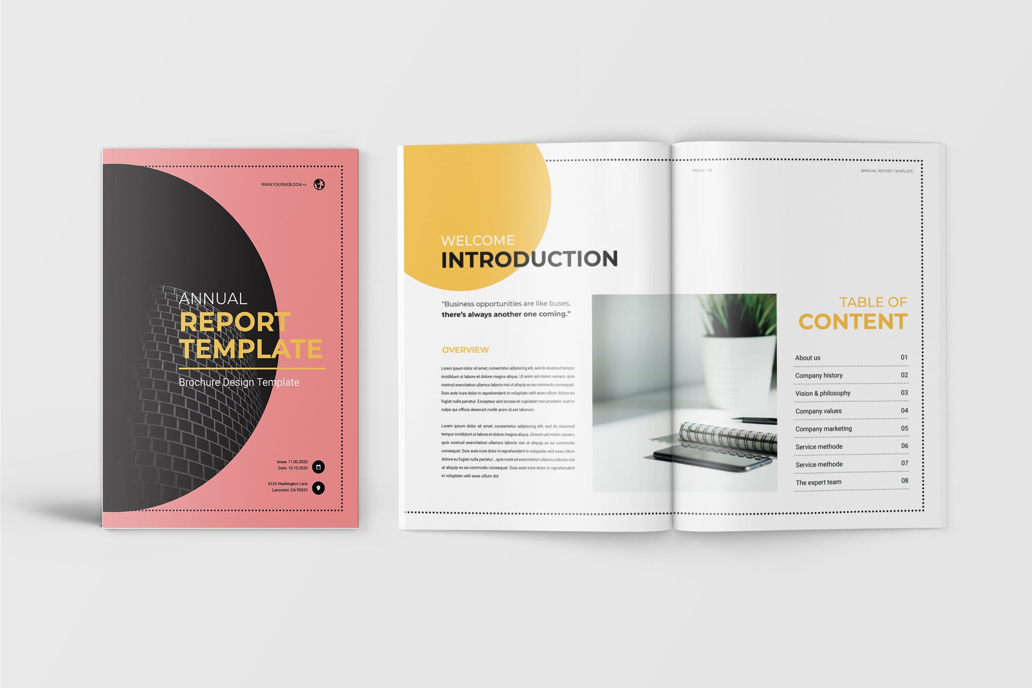 Non Profit Annual Report Template