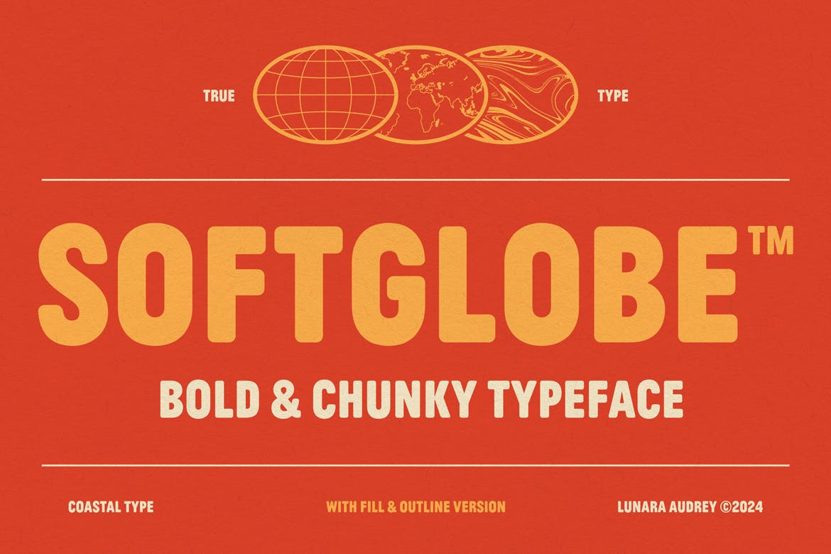 Softglobe - Bold & Chunky Typeface