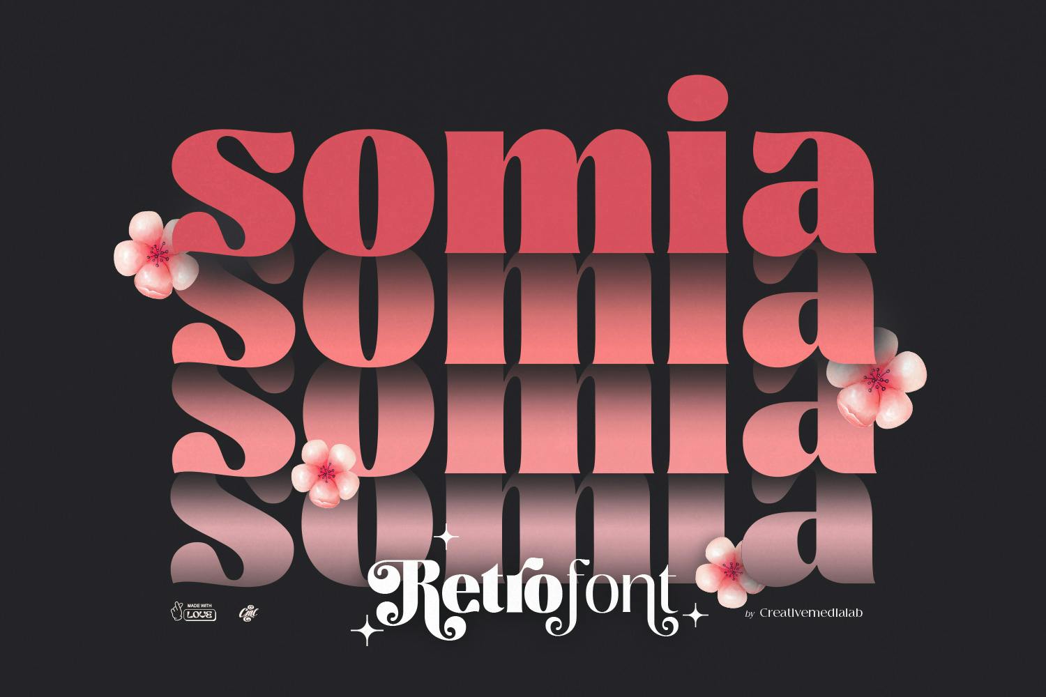 Somia Decorative Retro Font