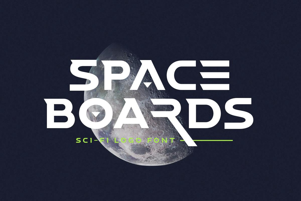 Space Boards Sci-Fi Logo