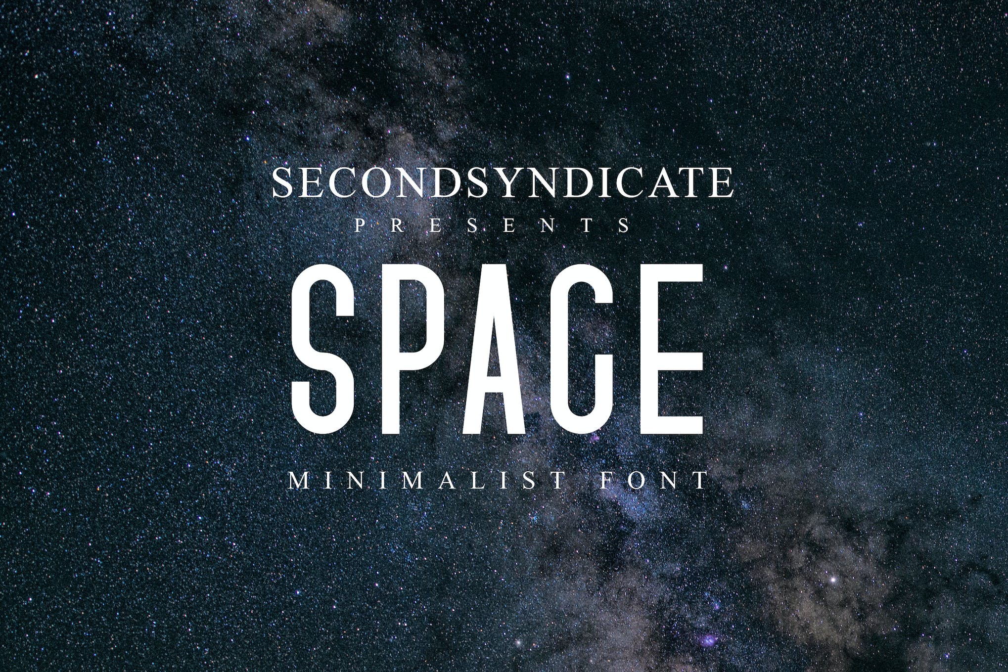 Space Minimalis Typeface