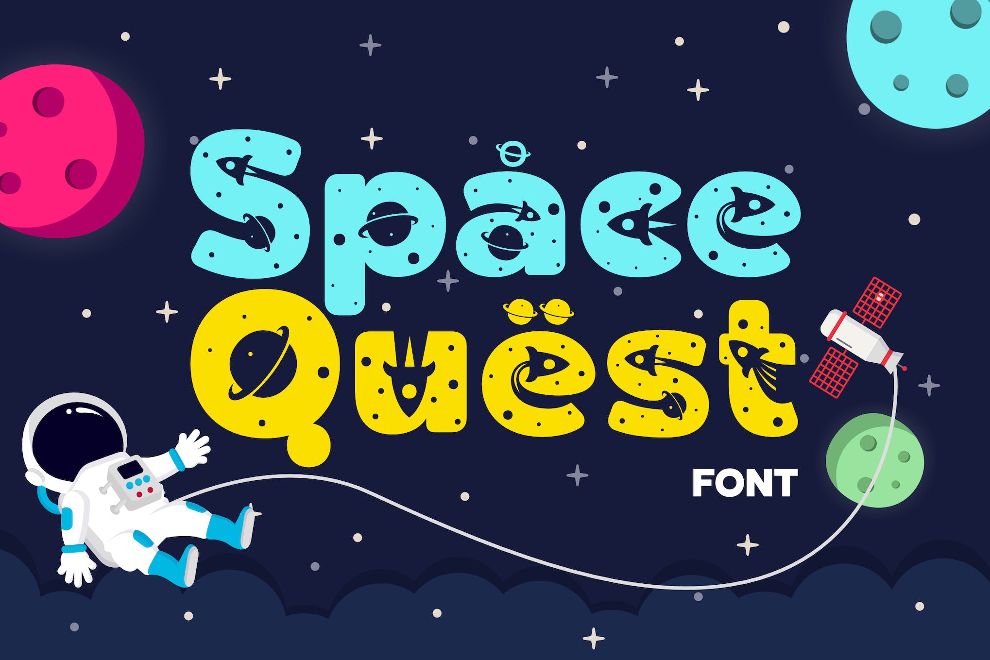 Space Quest Kids Font