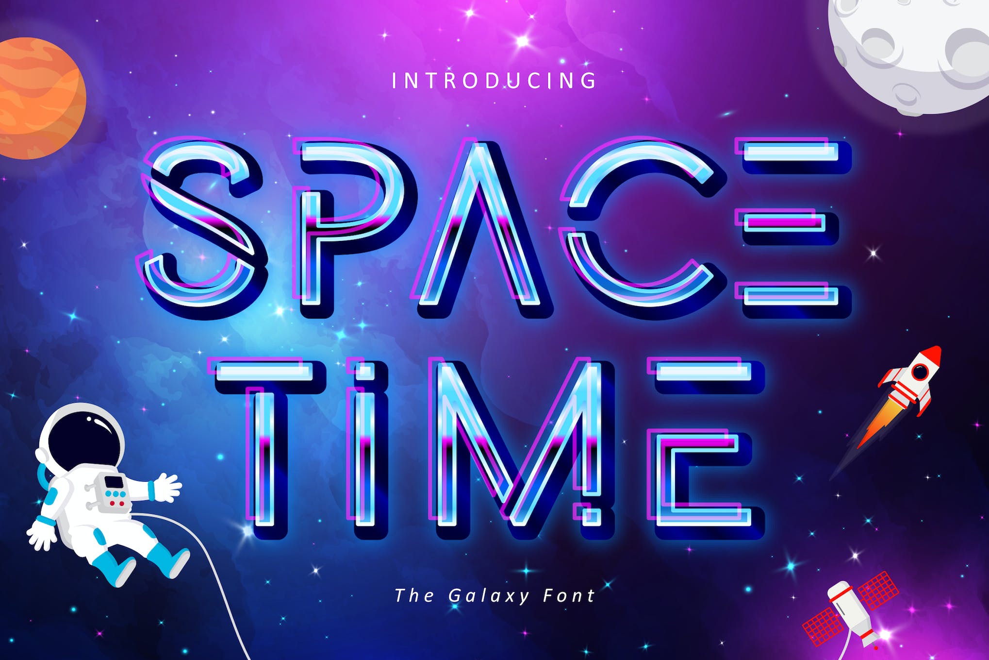 Space Time Font