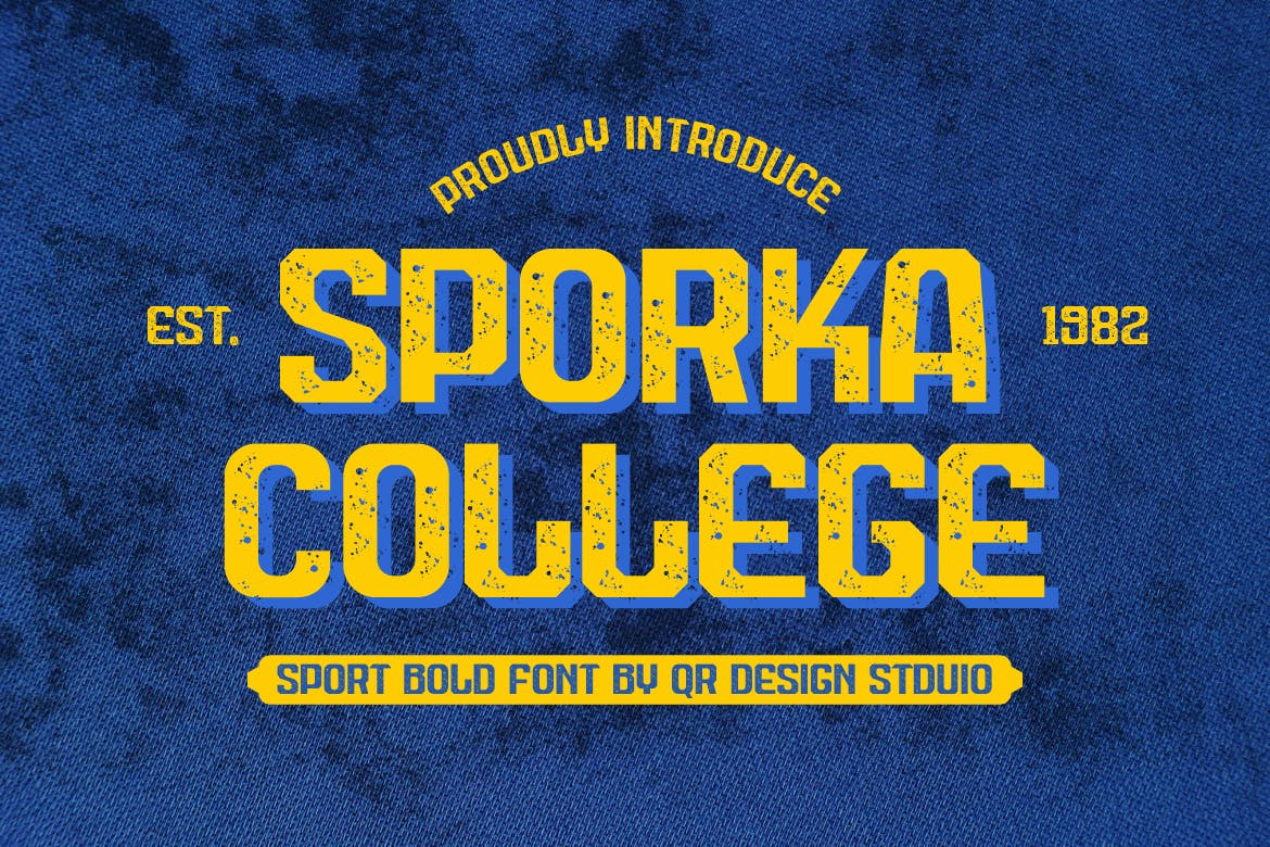 Sporka College Sport Font