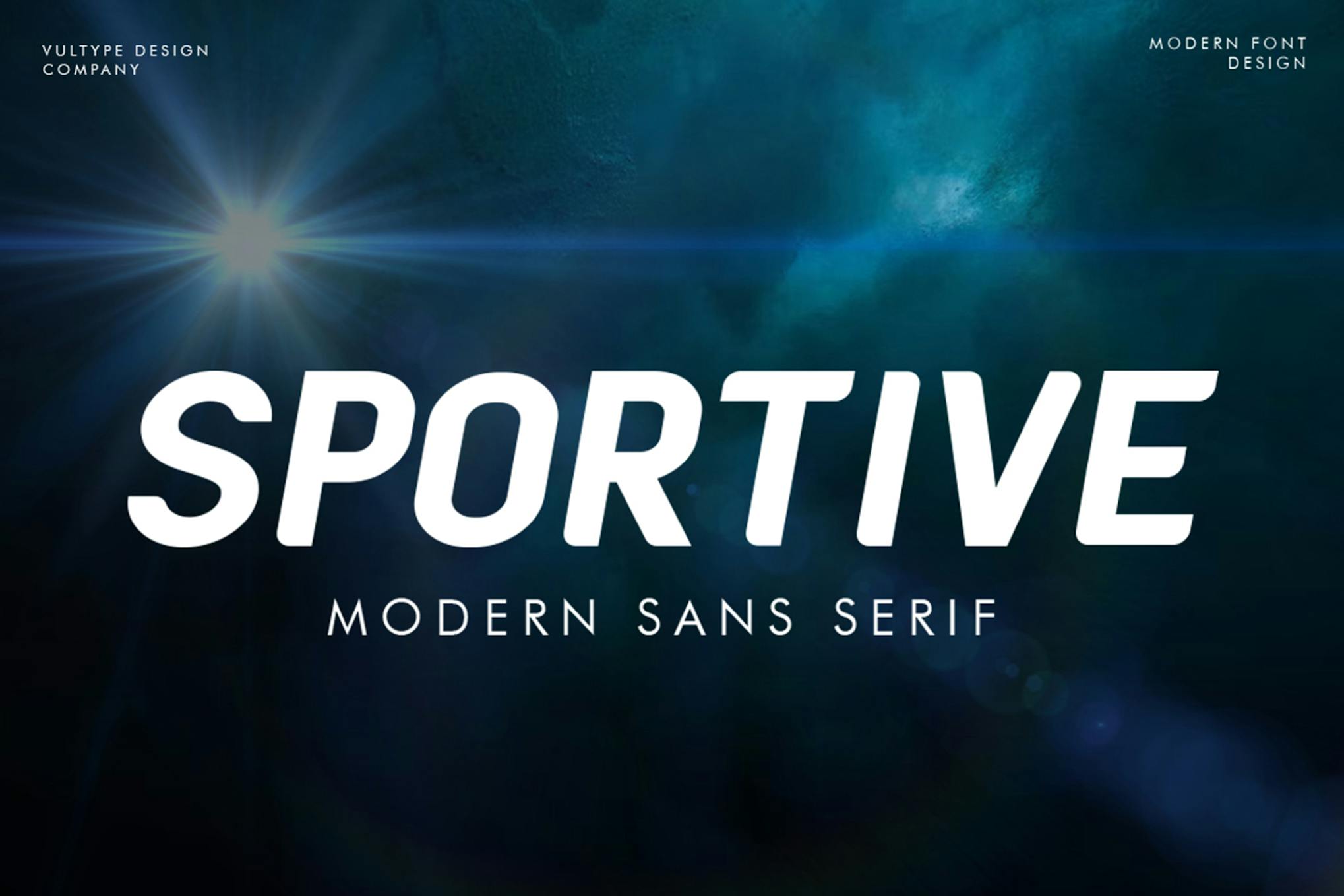 Sportive Modern Font