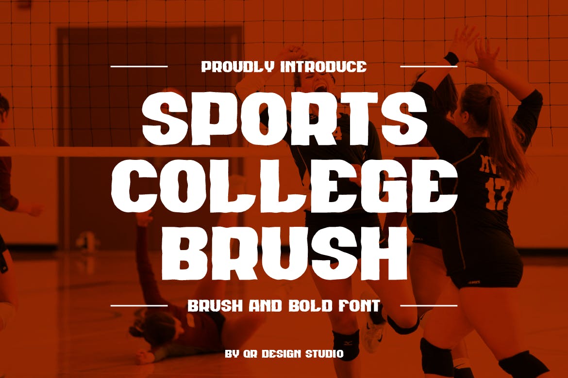 Sports College Brush Font