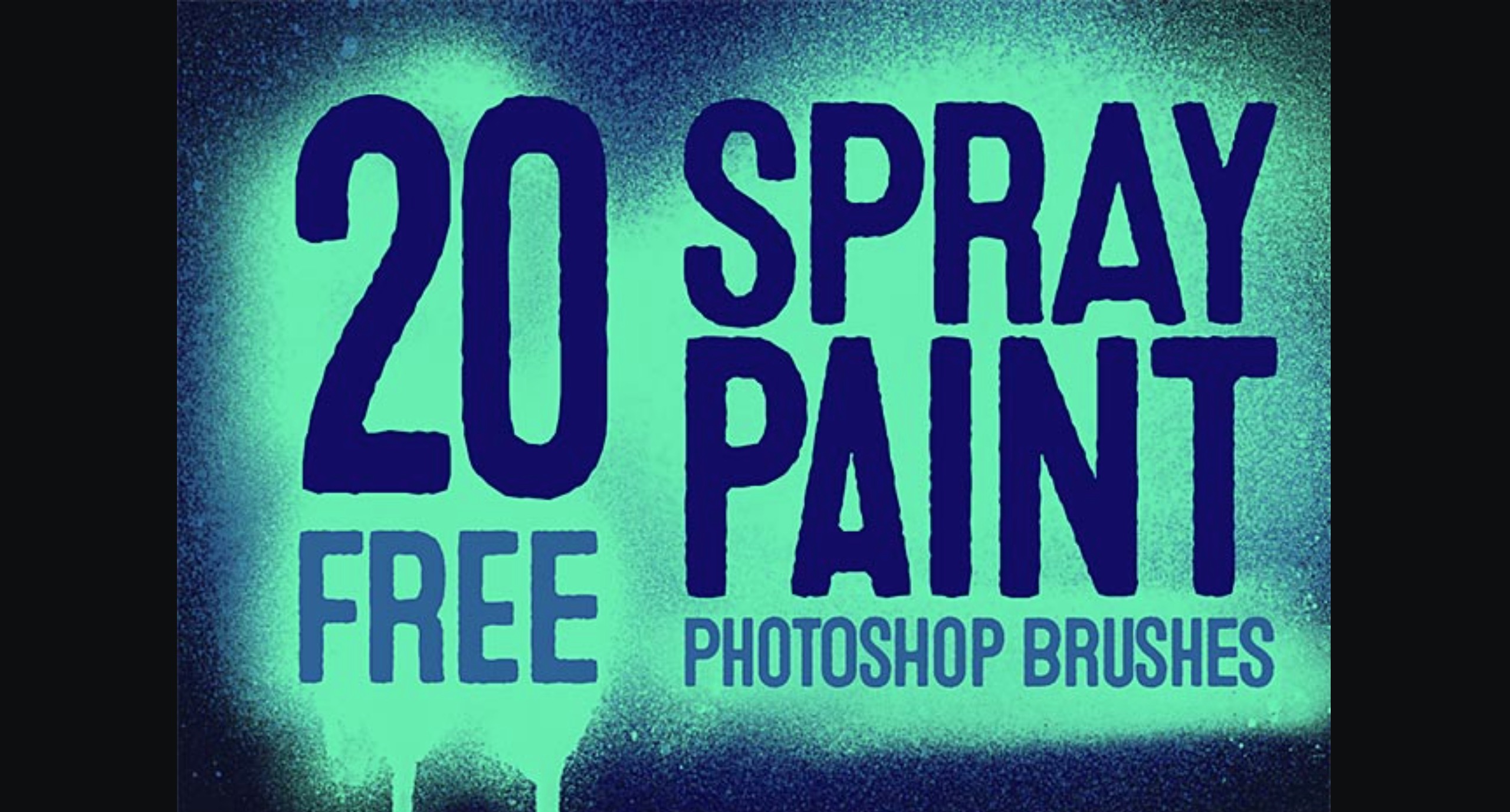 spray paint photoshop