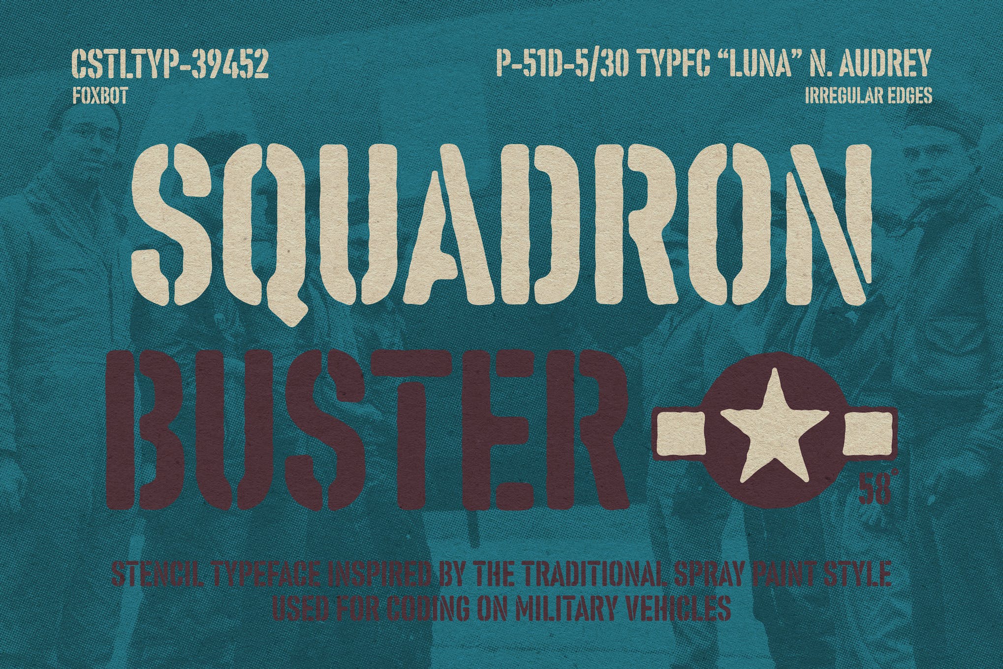 Squadron Buster Typeface