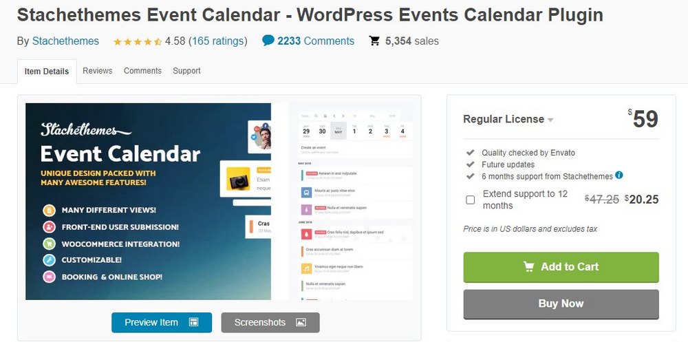 stachethemes event calendar plugin