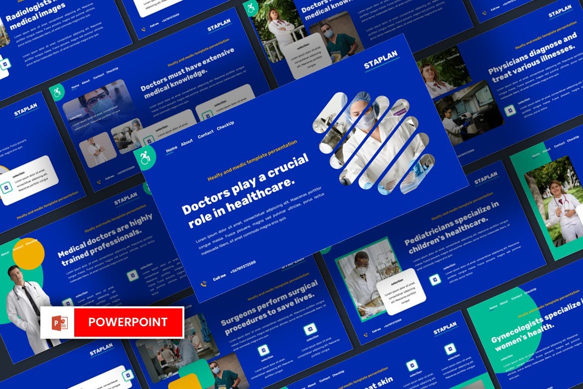 Staplan - Health and Medical PowerPoint Template