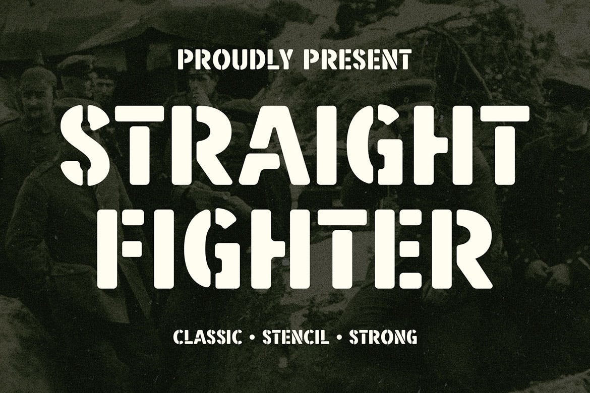 Straight Fighter Typeface