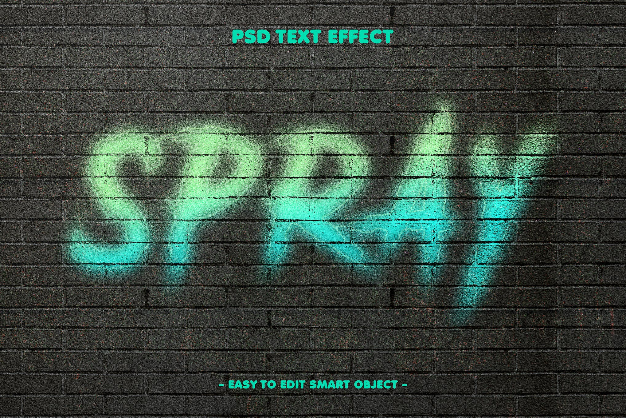 Street Wall Spray Paint Text Effect